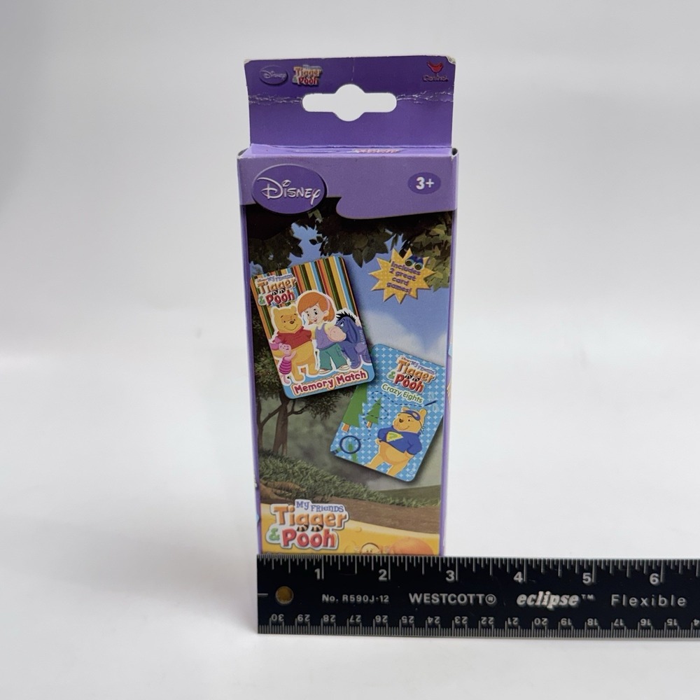 New Disney's Winnie the Pooh 2 Pack Card Games Memory & Crazy 8's by Cardinal - Picture 9 of 10